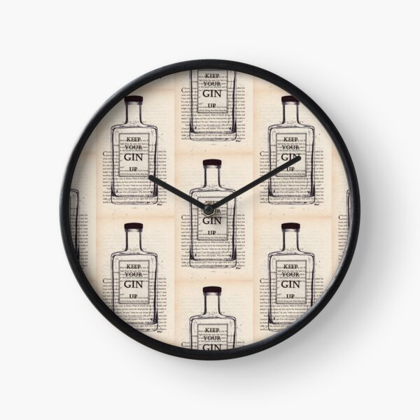 Item preview, Keep Your Gin Up ' Vintage Book Page Gin Illustration  designed and sold by R Bex.