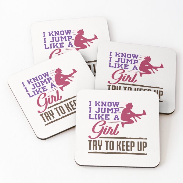 Item preview, I Know I Jump Like a Girl Try to Keep Up Long Jumper  designed and sold by jaygo.