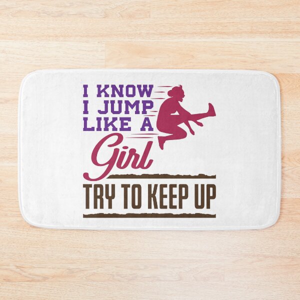 Item preview, I Know I Jump Like a Girl Try to Keep Up Long Jumper  designed and sold by jaygo.