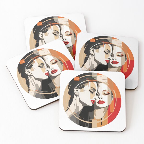 Item preview, LGBTQ Fragmented Portrait Circle Art designed and sold by BGDSsusu.