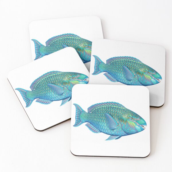 Item preview, Blue parrotfish designed and sold by 4rtistcDrift.