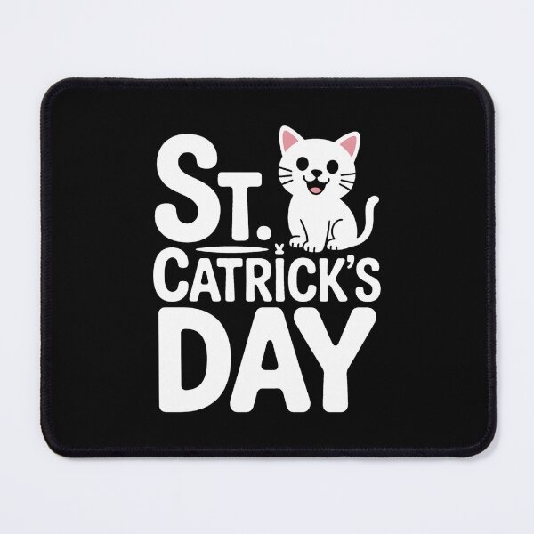 Item preview, Cat St. Patrick's Day Cat Leprechaun designed and sold by BakeryDozen.