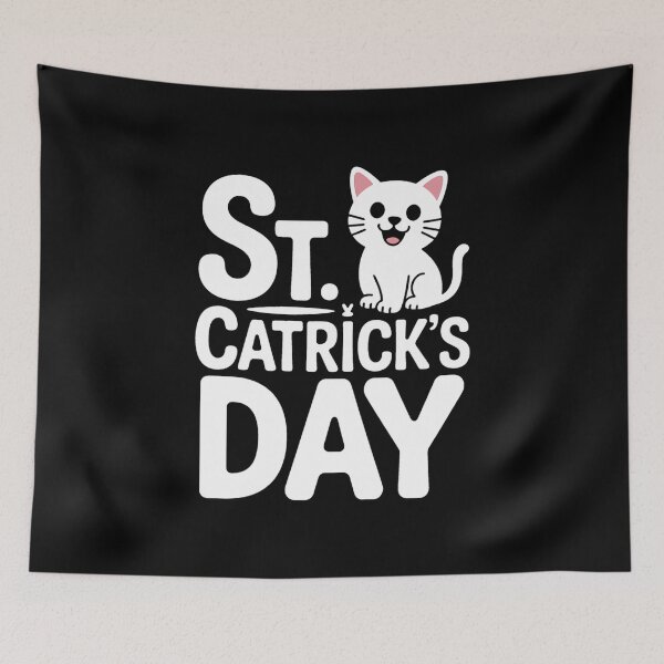 Item preview, Cat St. Patrick's Day Cat Leprechaun designed and sold by BakeryDozen.