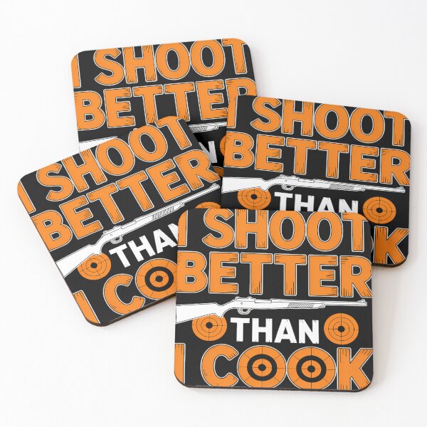 Item preview, I Shoot Better Than I Cook Skeet Trap Pigeon Clay Shooting designed and sold by waazwee6.