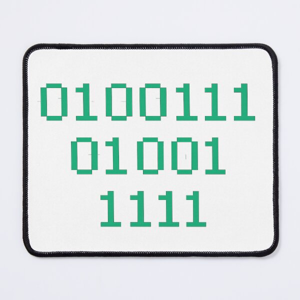 Item preview, Binary “NO” Shirt – Glitch Green Terminal Code Tee designed and sold by RedTapeThreads.