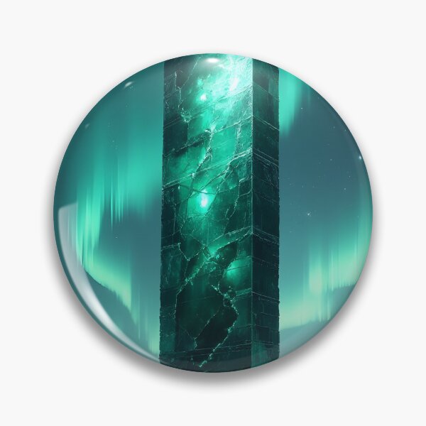 Item preview, Emerald Monolith Under the Northern Lights designed and sold by oanaunciuleanu.