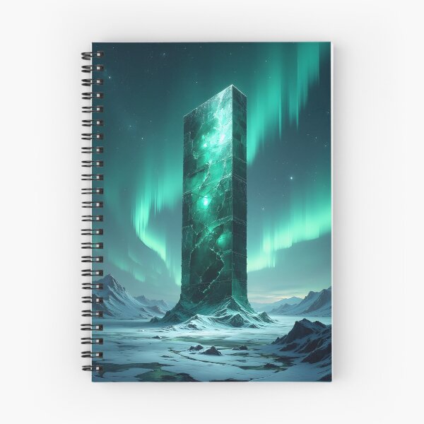 Item preview, Emerald Monolith Under the Northern Lights designed and sold by oanaunciuleanu.
