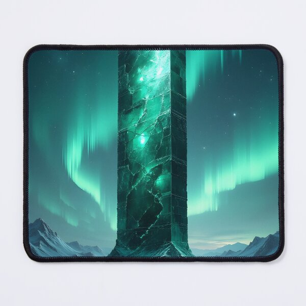 Item preview, Emerald Monolith Under the Northern Lights designed and sold by oanaunciuleanu.