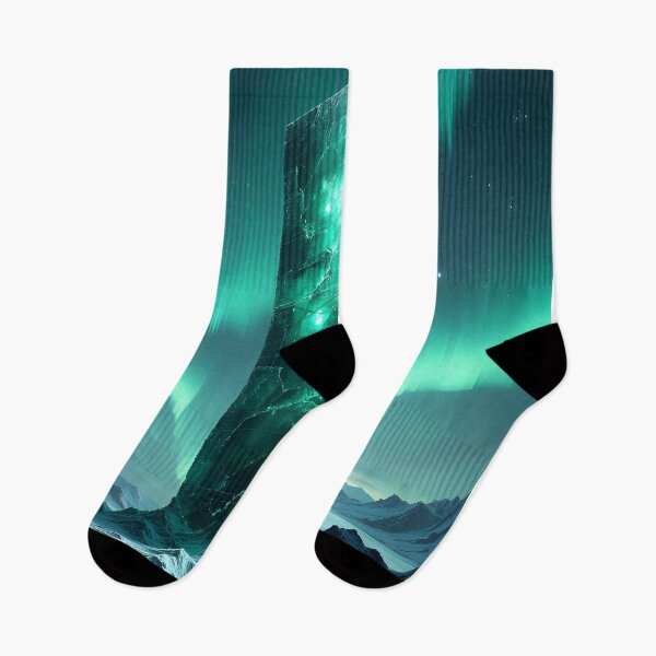 Item preview, Emerald Monolith Under the Northern Lights designed and sold by oanaunciuleanu.