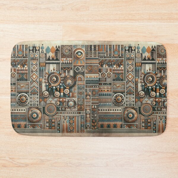 Item preview, Vintage Ndebele Wall Patterns ( IV ) designed and sold by PrintAfricanArt.