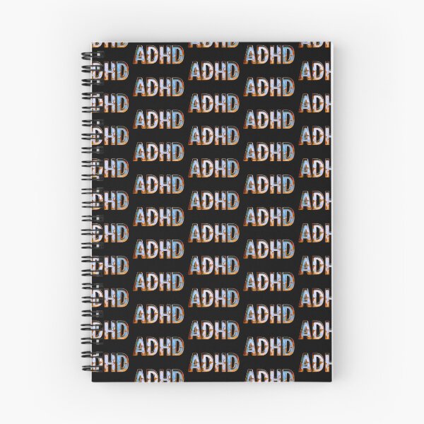 Item preview, ADHD Retro Bold Typography Mental Health Design designed and sold by Amanda's Factory.