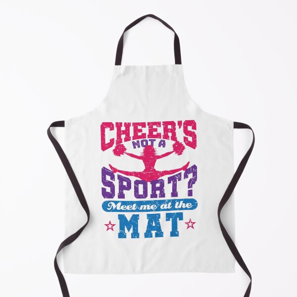 Item preview, Cheer's Not a Sport Meet Me at the Mat Funny Cheerleader designed and sold by jaygo.
