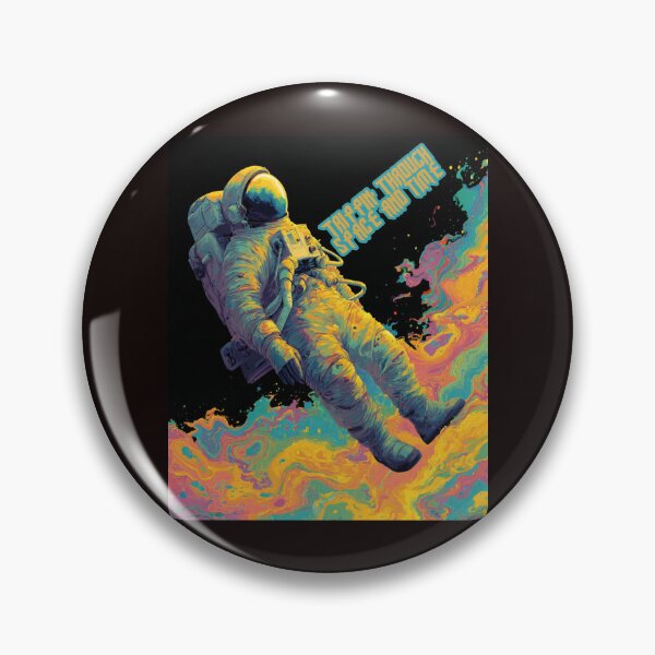 Item preview, Cosmic Drip: Trippy Astronaut in Space designed and sold by Ignorant-Artist.