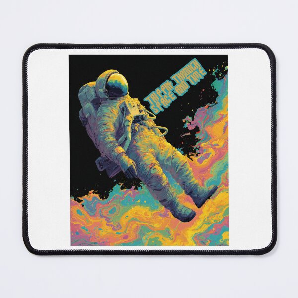 Item preview, Cosmic Drip: Trippy Astronaut in Space designed and sold by Ignorant-Artist.