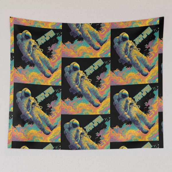 Item preview, Cosmic Drip: Trippy Astronaut in Space designed and sold by Ignorant-Artist.