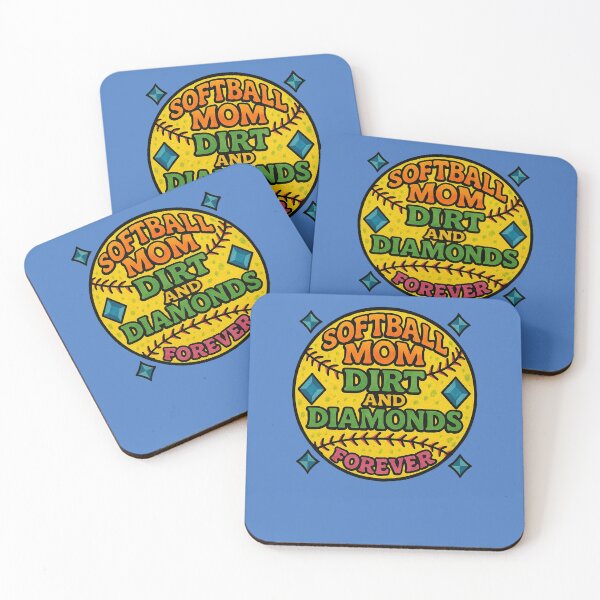 Item preview, Softball Mom – Dirt and Diamonds Forever designed and sold by FrictionMaxxing.