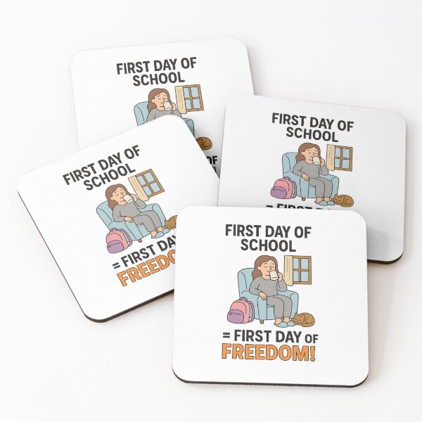 Item preview, Funny Back to School Mom Shirt – First Day of Freedom Coffee Design designed and sold by B-M-Store.