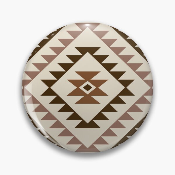 Item preview, Aztec Motif Diamond Browns and Cream designed and sold by NataliePaskell.