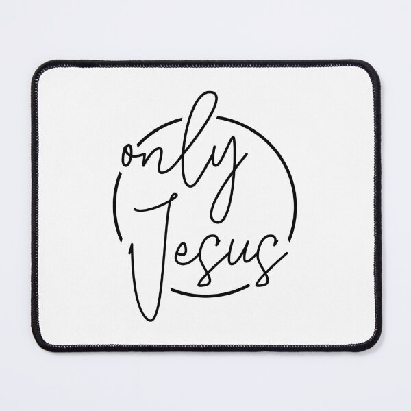 Item preview, Only Jesus Script Christian T-Shirt – Minimalist Faith Shirt for Women & Men | Elegant Christian Clothing | Inspirational Gift Idea designed and sold by National Cyber Security Training Academy.