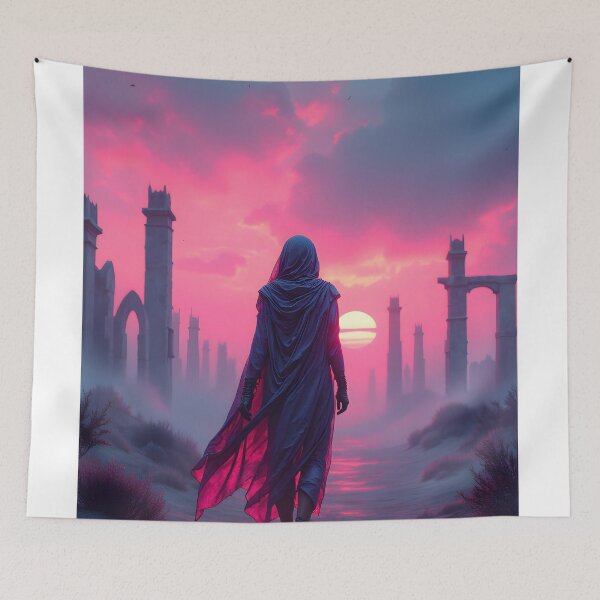 Item preview, The Wanderer of the Twilight Ruins designed and sold by oanaunciuleanu.