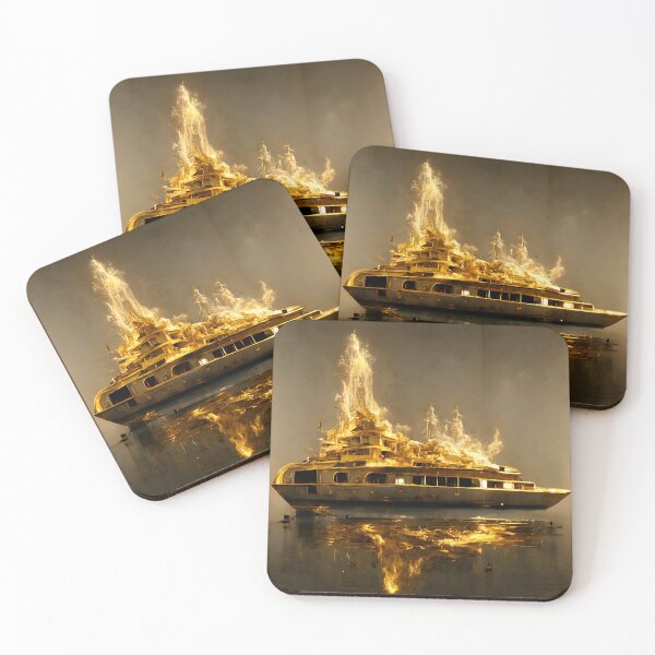 Item preview, Golden Inferno: Luxury Meets Chaos designed and sold by Amr Siam.