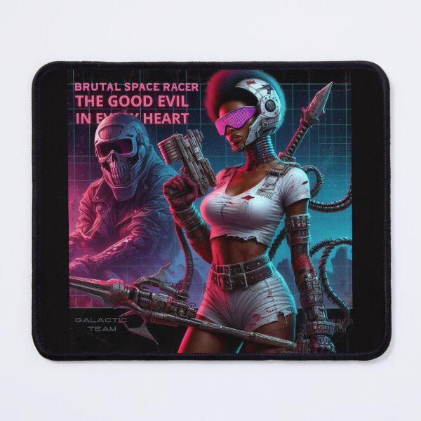 Item preview, Cyberpunk Racer Afro Brutal designed and sold by Voodoo Store Paranormal Collections.