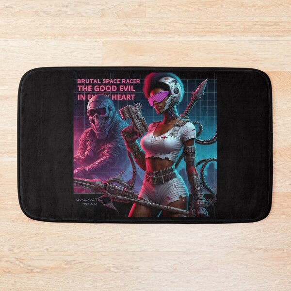 Item preview, Cyberpunk Racer Afro Brutal designed and sold by Voodoo Store Paranormal Collections.