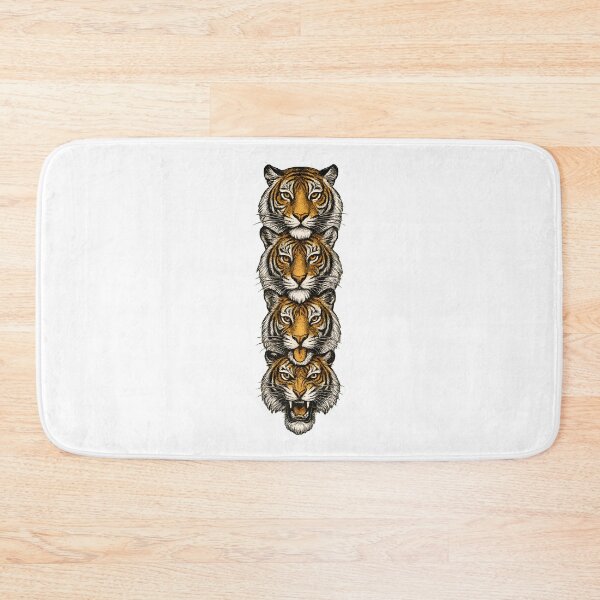 Item preview, Tiger Faces Evolution: Calm to Fierce Artistic Design designed and sold by Shoot-The-Moon.