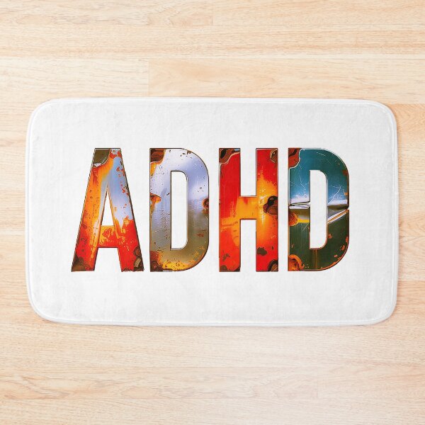 Item preview, ADHD Bold Retro Design for Neurodivergent Pride designed and sold by Amanda's Factory.