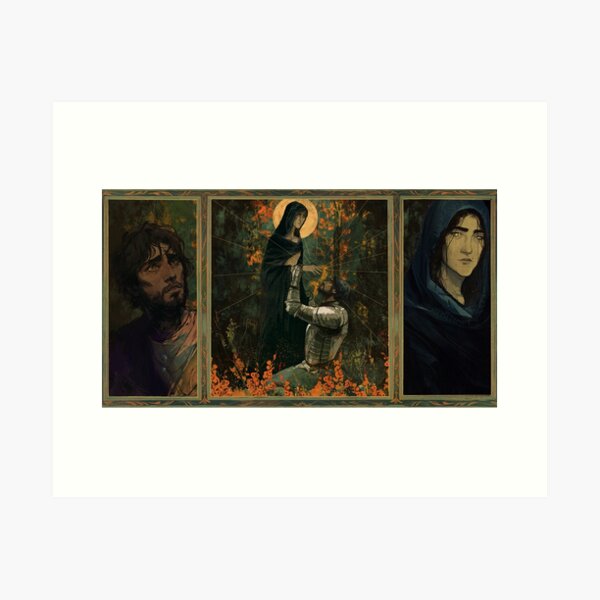 Item preview, Frenzied Flame - Print designed and sold by OmenBairn.