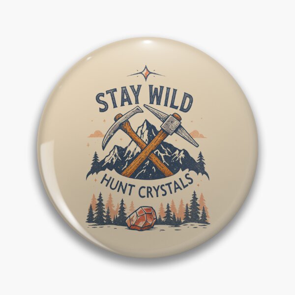 Item preview, Stay Wild – Hunt Crystals designed and sold by SignumShop.