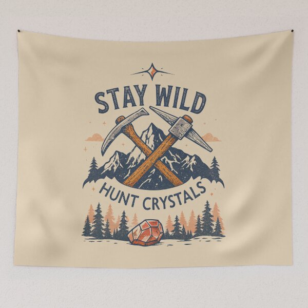 Item preview, Stay Wild – Hunt Crystals designed and sold by SignumShop.