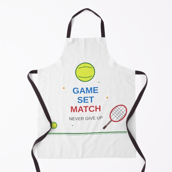 Item preview, Game Set Match Tennis Motivation Design - Never Give Up Sports Quote designed and sold by Pickmash.