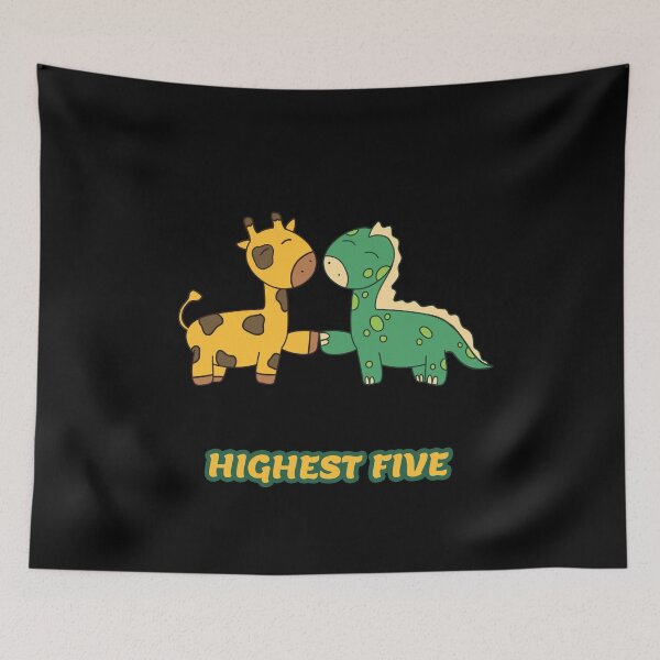 Item preview, Highest Five Giraffe & Brachiosaurus Bestfriends designed and sold by fatamyfan1.