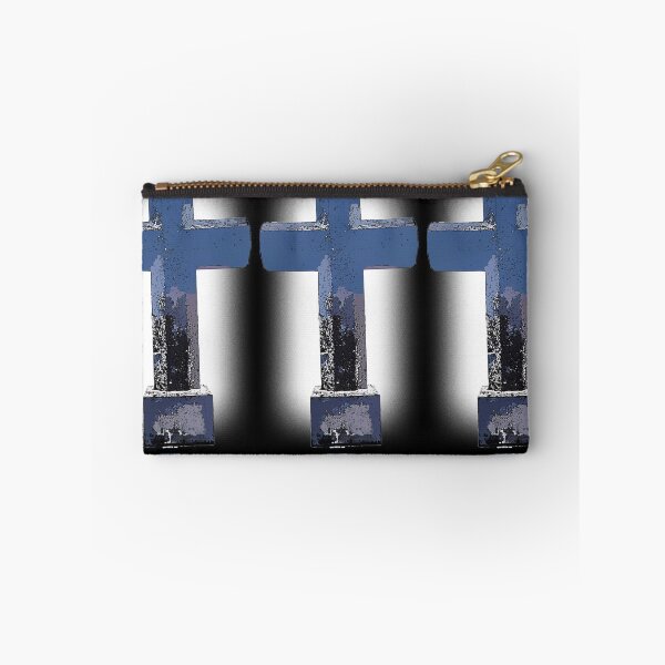 Item preview, Be strong cross with blue white and black colours  designed and sold by wallartofmio.