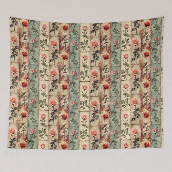 Item preview, Vintage Style Rose Pattern designed and sold by HenInAFoxHouse.