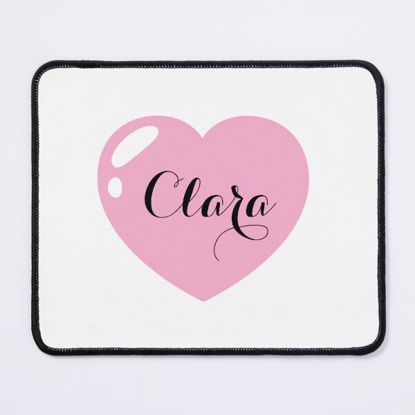 Item preview, Clara Name with Pink Heart  designed and sold by Monika Howarth.