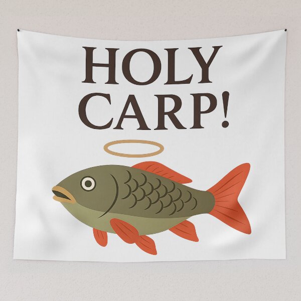 Item preview, Holy carp! designed and sold by lovefishing.