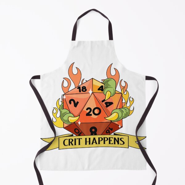 Item preview, Crit Happens - Funny DnD Quote for RPG Gamers and Dice Rollers designed and sold by Hem & Co.
