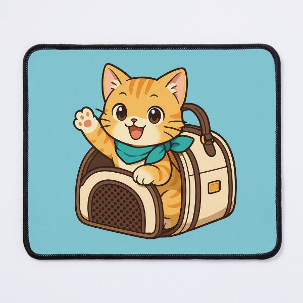 Item preview, Orange Kitten In Carrier Bag designed and sold by Yuliya Brush.