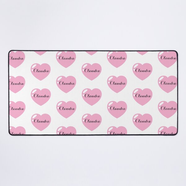 Item preview, Claudia Name with Pink Heart  designed and sold by Artbymonika.