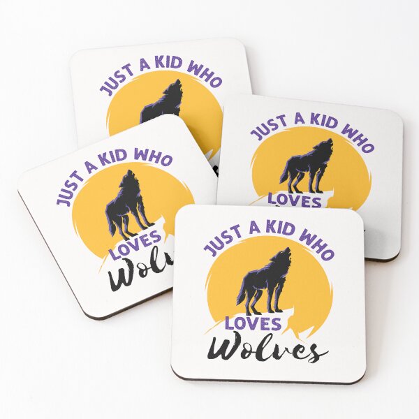 Item preview, Just a Kid Who Loves Wolves designed and sold by jaygo.
