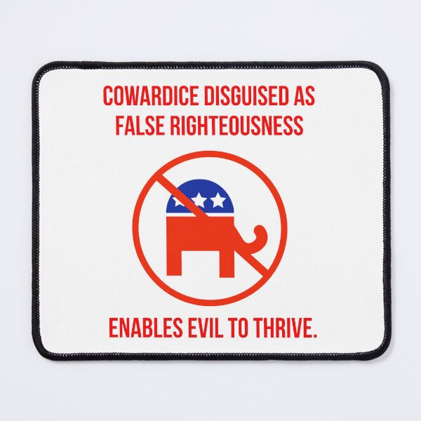 Item preview, Cowardice disguised as false righteousness.  designed and sold by Rachel the Artist .