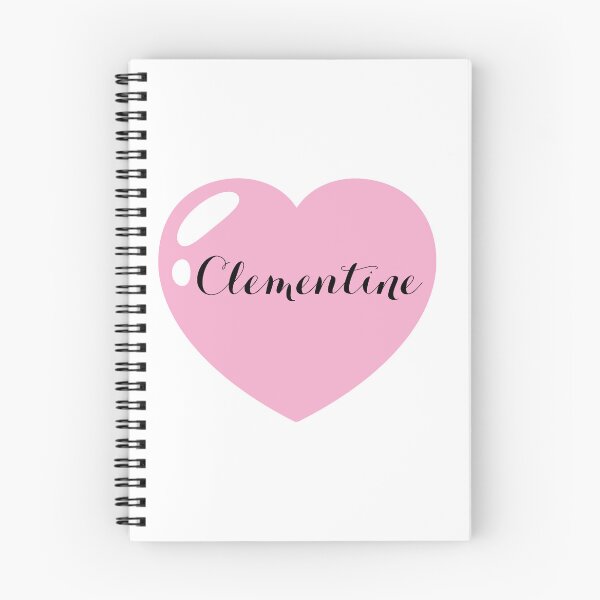 Item preview, Clementine Name with Pink Heart  designed and sold by Monika Howarth.