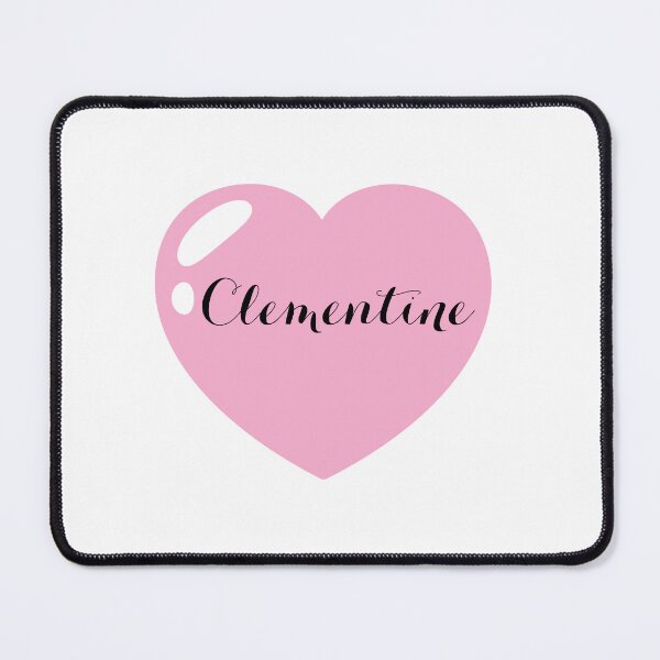 Item preview, Clementine Name with Pink Heart  designed and sold by Monika Howarth.