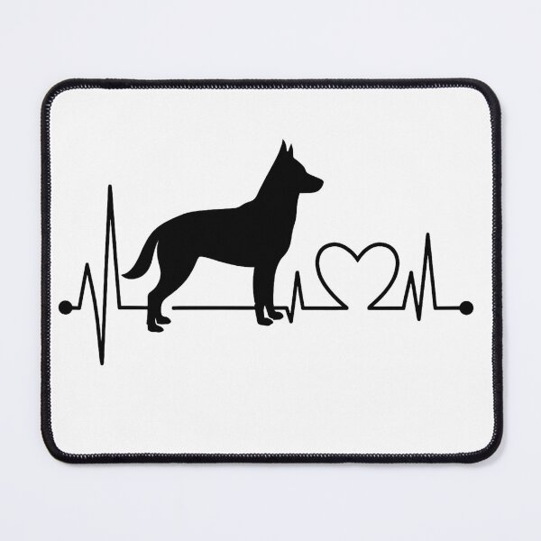 Item preview, Australian Kelpie Heartbeat Design – Perfect Gift for Kelpie Lovers designed and sold by GoodyPaws.
