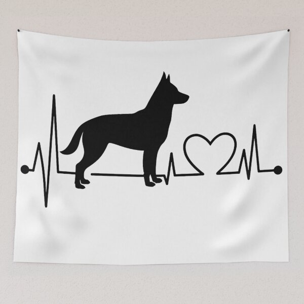 Item preview, Australian Kelpie Heartbeat Design – Perfect Gift for Kelpie Lovers designed and sold by GoodyPaws.