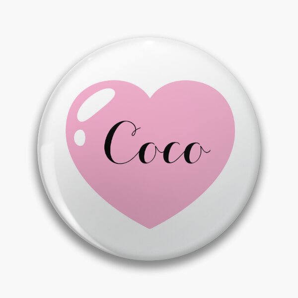 Item preview, Coco Name with Pink Heart  designed and sold by Monika Howarth.