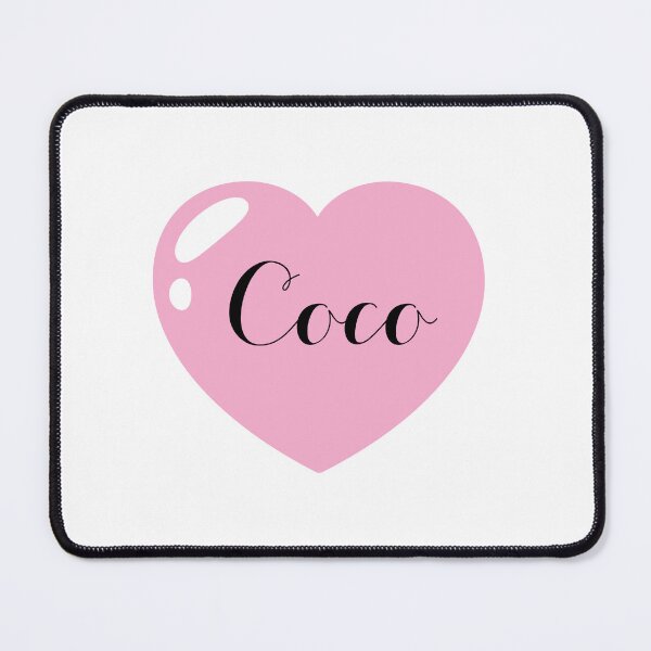 Item preview, Coco Name with Pink Heart designed and sold by Monika Howarth.
