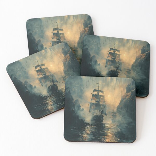 Item preview, Vintage ghost ship designed and sold by Made-by-Gus.